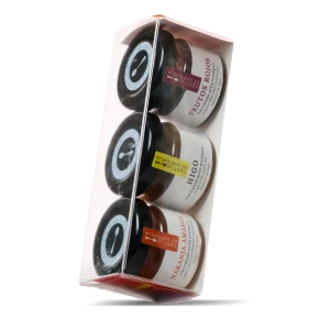 Pack de mermeladas ecológicas recuerdo de españa Cortijo de Sarteneja