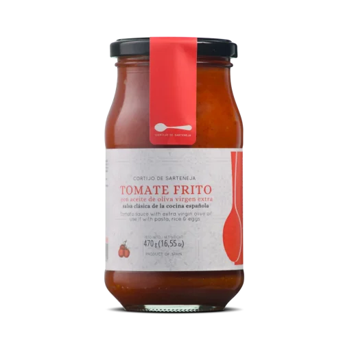 salsa de tomate frito 470 Salsa de Tomate Frito con Aceite de Oliva 470g Cortijo de Sarteneja